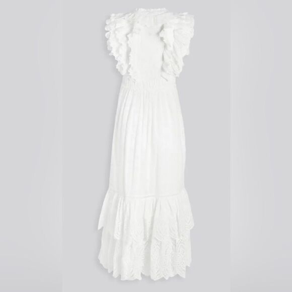 Ulla Johnson Demna Dress Pristine White - Picture 7 of 8